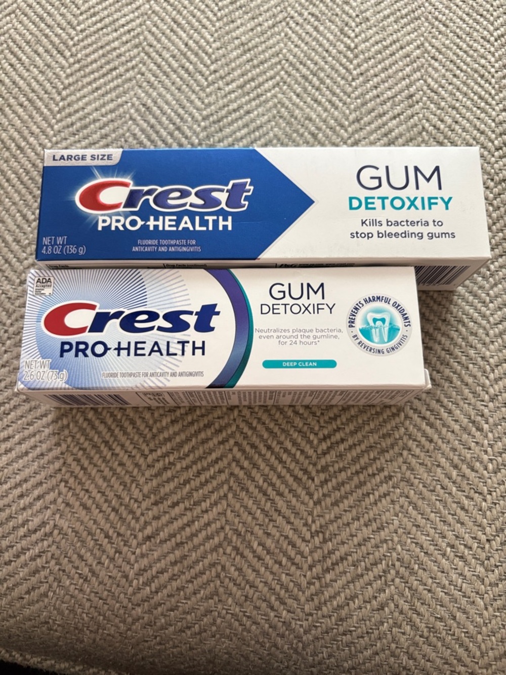 Crest Gum Detoxify Toothpaste Bundle - NWT